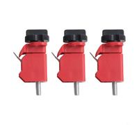 Miniature Circuit Breaker Lockout Set of 3 for Industrial Electrical Switch Locking Compatible with Multiple Styles (BD-D03)