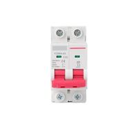 Miniature Circuit Breaker MCB 2P 36mm 2 Poles Din Rail Breaking Capacity 6A/10A/16A/20A/25A/32A/40A/50A/63A(25A)