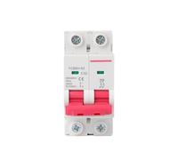 Miniature Circuit Breaker MCB 2P 36mm 2 Poles Din Rail Mount Breaking Capacity 6A/10A/16A/20A/25A/32A/40A/50A/63A(10A)