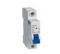 Miniature Circuit Breaker NXB-63 1P C Type 1A 2A 3A 4A 6A 10A 16A 20A 25A 32A 40A 50A 63A Mini Circuit Breaker DZ47-63 MCB(63A)