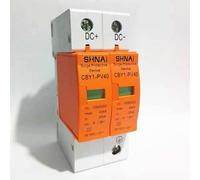Miniature Circuit Breaker Protective Device SPD DC 500V 800V 1000V 2P DC1000V 20KA~40KA Low-voltage Arrester House Din Rail 2 Poles Protector(800V)