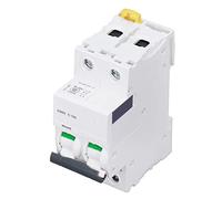 Miniature Circuit Breaker, Residual Current Breakers Silver 2P 400V 6000A Breaking Capacity Small for Home Automatic switch