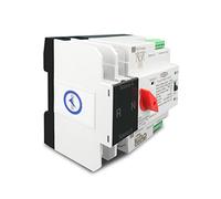 Miniature Circuit Breaker Single Phase Din Rail ATS Dual Power Automatic Transfer Electrical Selector Switches Uninterrupted 2P 63A 100A 125A(100A)