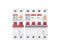 Miniature Circuit Breaker Single Three Phase MCB RCBO 16A 32A 63A 2P 3P 4P 30MA 300MA RCCB AC380V Leakage Circuit Breaker Motor Electrical Protection(25A)(20a)
