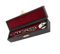 Miniature Clarinet With Stand And Case Mini Musical Instrument Model Ornament 16cm/6.3 Inch Musical Instrument Model Miniature