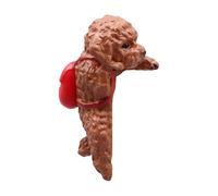 Miniature Computer Object for Indoor Use, Cute Animal Figure with Display, Creative Gadget as Car Accessory, Robust Plastic Housing, Versatile as an Eye-Catcher (Brown2, One Size)