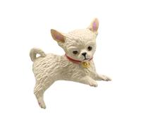 Miniature Computer Object for Indoor Use, Cute Animal Figure with Display, Creative Gadget as Car Accessory, Robust Plastic Housing, Versatile as an Eye-Catcher (Beige1, One Size)