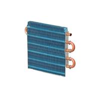 Miniature Condenser Mini Air-cooled Radiator Copper Tube Aluminum Fin Type Refrigeration Evaporator Refrigerator(1X6x120)