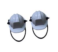 Miniature Construction Helmets, Pet Headgear, White | Pet Accessories with Secure Protective Gear, Construction Worker Helmets for Reptiles, Decoration Items