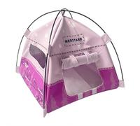Miniature Cute Tent, Camping Small Tent Model, Easy to Carry and Display, Educational Tool, Help Children Understand the Purpose and Structure of a Camping Tents (Pink)