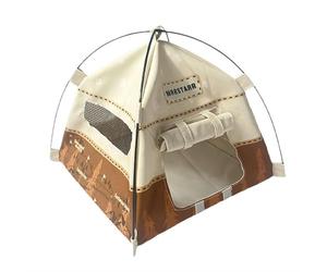Miniature Cute Tent, Camping Small Tent Model, Easy to Carry and Display, Help Children Understand the Purpose and Structure of a Camping Tents (Brown)