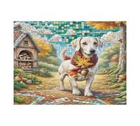 Miniature Dachshund 500-piece Jigsaw Puzzle Bundle Cute Pet Animals Family Puzzle Lovers Brain Training Mindful Activity Spring Creativity & Gift Giving 500 PCS