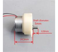 Miniature DC Worm Gear Motor Efficiently Operates at a Low RPM of 932 with Metal Gears