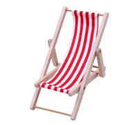 Miniature Deck Chair, Beach Decoration, Landscape Accessories, Lounge Chair Model, for , Model Making, Garden, Chair Toy for Home, Desk