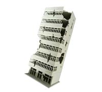 Miniature Destroyed Building Set Destroyed House Model Texture for Architectural Models and Wargame Terrain Scale Destruction Scene