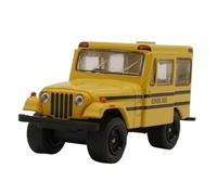 Miniature display 1:64 Scale For Greenlight Jeep DJ-5 Alloy Car Die Cast Model Collection Kit Static Ornaments Simulation collection(Yellow)