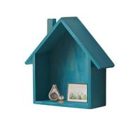 Miniature Display Cabinet Curiosity Wall | Rustic Wooden Wall Storage, Cute Decorative Shelf Decoration for Small Nursery, Farmhouse House Sign with Design