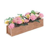 Miniature Doll House Cottage for The Scale 1:12, Exquisite Bonsai Doll House Decoration with Flowerpot