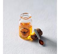 Miniature Dollhouse Accessory, Resin Mini Jam Dollhouse Milk Honey Strawberry Jam with Spoon Set for Kitchen Scene Decoration B