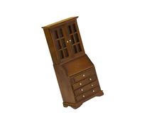 Miniature Dollhouse Antique Cabinet Decoration Realistic Opening Door Detail Interior Dollhouse Accessories Decor