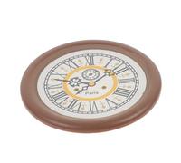 Miniature Dollhouse Wall Clock Model Decorative Mini Clock for Dollhouse Living Room Bedroom Miniature Scene Realistic Design Safe Material