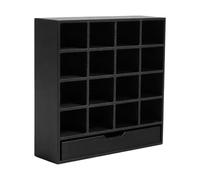 Miniature Dollhousee Shelf - Twelve Compartment Display Cabinet, Decorative Storage Unit | Precision Mini Scene Organization Furniture for Kids Birthdays Holidays Home Indoor