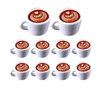 Miniature Dollhouses Coffee Cups Spoon Set 1/12 Scale Realistic Kitchen Accessories for Creative Play and Collectors Dollhouses Enthusiast Supplies