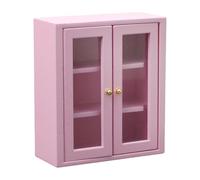 Miniature Dollhouses Display Shelf Accessory 1/12 Scale, Realistic Zakka Wood Display Shelf Miniature Wooden Accessories