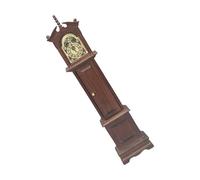 Miniature Dollhouses Nostalgic Grandfather Clock Ornament Ideal for Art Collectors and Classical Interior Styling Dolls House Accessories