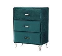 Miniature Dolls Accessories Dolls House Furniture for Pendant Necklace Three Floor Cabinets, Peacock Green