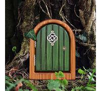 Miniature Doors for Trees, Outdoor Miniature Door for Tree Decoration, Garden Accessories (F, One Size)