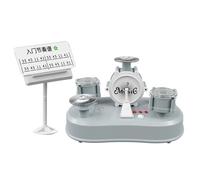 Miniature Drum Set - Small Electric Finger Drum Toy | Touching Sensitive Toys Desk Gadgets | Sound Percussion & Light Effects | 8.66x5.31x4.33 Inches | Amélior