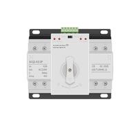Miniature Dual-Power Automatic Transfer Switch - High Current 4P Manual Switching for Seamless Power Supply,1pcs(4p 100A)