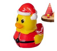 Miniature Ducks - Environmentally Friendly Resin Material, Christmas Miniature Duck Figures, Minuature, Small Animal Figures | Mini Resin Duck Figures for the Landscape of Desk Cake