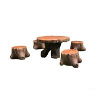Miniature Dwarf Garden Ornaments Set Resin Landscape Decorations for Patio, Garden, Flower Pots, Fish Tanks, Outdoor Decorative Elves for Various Settings