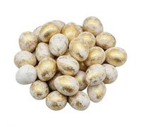 Miniature Easter Bird Eggs Decorative Imitation Eggs Artificial Speckled Craft Egg for Spring Festival Child Party Bag Home and Garden Decoration