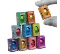 MINIATURE EASTER EGGS | 10 chocolate easter egg’s included | Probably one of the World’s Smallest Chocolate Eggs | fun, novelty, easter game prize, prank, egg hunt, for children, friends, family