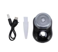 Miniature Electric Trimmer Portable Digital Display Pocket Electric Clipper Rechargeable Miniature Trimmer Travel (Black)