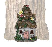 Miniature Fairy Door and Window for Trees Glow in the Dark Garden Door Resin Fairy Garden Resin Miniature Elves Door - Perfect Decoration for Outdoor Trees - Glows