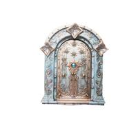 Miniature Fairy Door - Gnome Doorway for Doll Houses | Tree Stump Decor, Outdoor Door Decoration, Fantasy Garden Ornament, Whimsical Fairy Tree Entry for Yard, magecal Home Decoration
