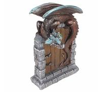 Miniature Fairy Door Statue Premium Resin Innovative Decorate Mini Garden with Fairy Door Ideal Synthetic Resin Suitable for Most Nature Fairy Garden for Decorating Any Mini