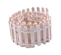 Miniature Fairy Garden Fence 90x5cm for Dollhouses Fairy Gardens Accessories Beige, 5x90cm