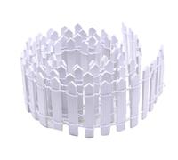Miniature Fairy Garden Fence 90x5cm for Dollhouses Fairy Gardens Accessories White, 5x90cm