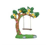 Miniature Fairy Garden Swing - Resin Doll-house Decor for Outdoor Micro Landscape, Wedding Table Centerpiece, DIY Craft & Parent-Child Activity (1pcs Style A)