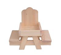 Miniature Feeding Table Squirrel Feeder Durable Cage Bird Feeder Outdoor Mouse Squirrel Food Eating Tool Pet Feeding Table Top