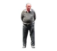 Miniature Figurine of An Elderly Person, Resin Model, Character Accessory, Hand-Painted, Realistic, Suitable for Collection, Exhibition, Gift, 1 43