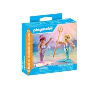 Miniature figurine - PLAYMOBIL - Duo Mermaid and Triton - Multicolor - 6 pieces - From 4 years old