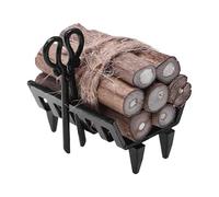 Miniature Firewood Rack, Wooden Storage Stand Decoration, Fireplace Scene Decor, Miniature Furniture for Children, Model Decoration, and Adds A Charming Detail That Improves Its Attractiveness. The