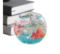 Miniature Fish Aquarium Candle, Sea Theme Scented Wax, Long-Lasting Aromatherapy Candle, Women's Home, Bedroom, Relaxation, Celebration, Party, Fish Decorations and Serves Unlit as Soothing T
