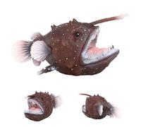 Miniature Fish Toy - Deep Sea Animal Figure, Sea Animal Decoration, Simulation Marine Animal Model Marine Toy | Shaped Functions for Building Cakes in the Classroom for Nature Knowledge